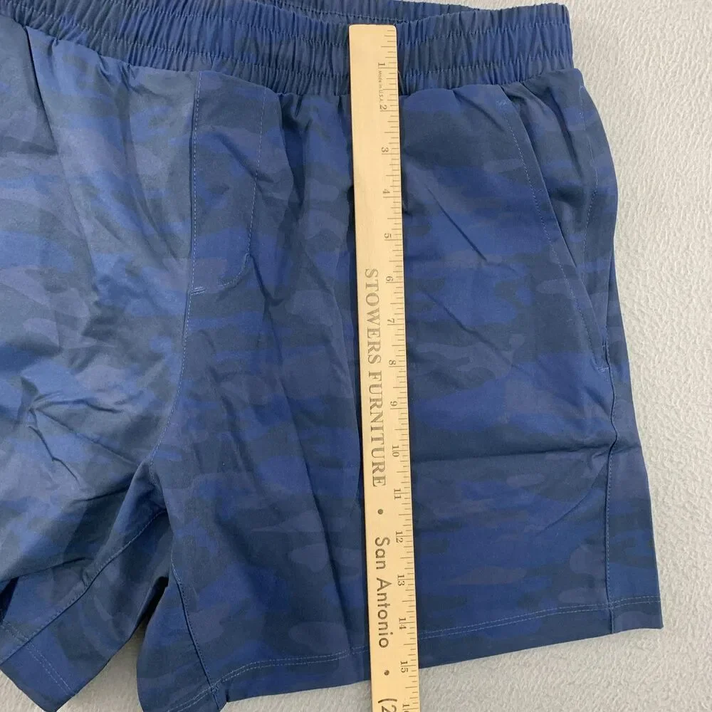 LINC Freedom Shorts Mens Large Camo Navy 5.5